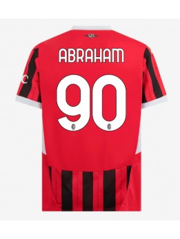 AC Milan Tammy Abraham #90 Replika Hemmakläder 2024-25 Kortärmad